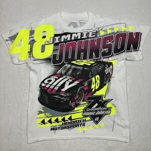 Jimmie Johnson #48 Hendrick Motorsports NASCAR Racing Graphic T-Shirt